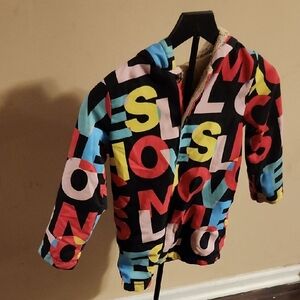 SHEIN Multicolor Graphic Hoodie